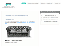 Tablet Screenshot of mychesterfieldsofa.com